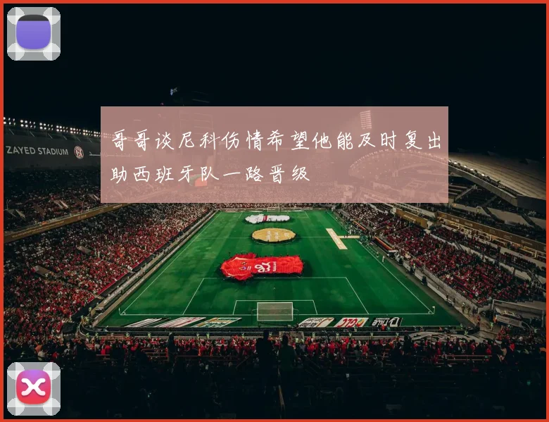 哥哥谈尼科伤情希望他能及时复出助西班牙队一路晋级